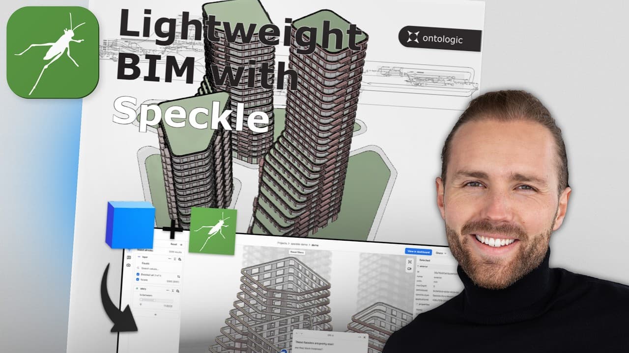 Build Lightweight BIM with Grasshopper and Speckle — Grasshopper and computational design video thumbnail