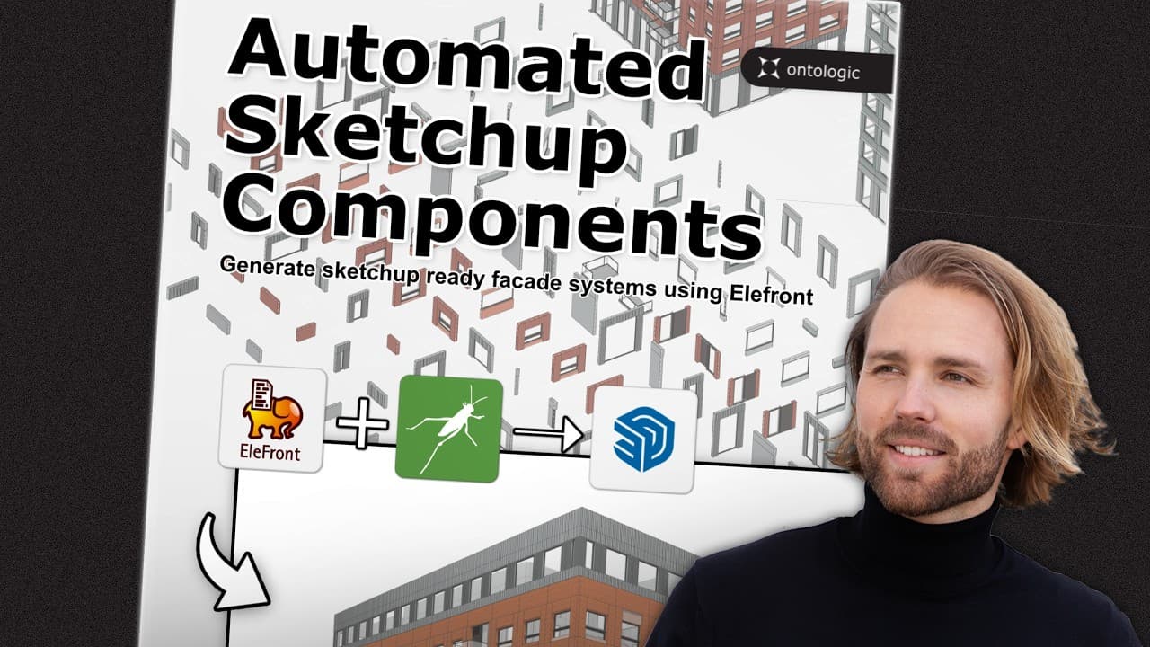 Generate SketchUp Facades from Grasshopper — Grasshopper and computational design video thumbnail